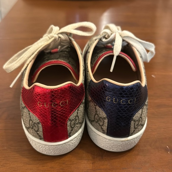Gucci GG Canvas Sneakers Authentic - Picture 5 of 11